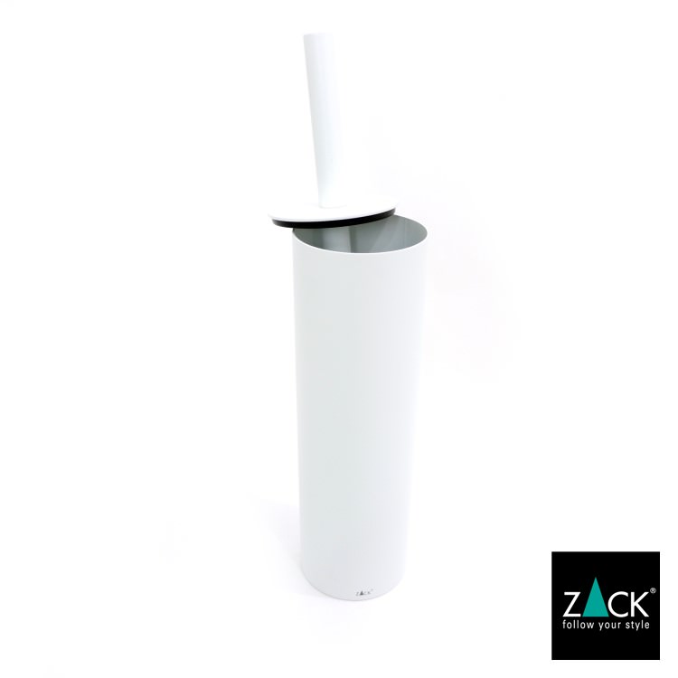 ZACK 40118 TUBO ドイツZACK社製モダンデザインのトイレブラシ ホワイト仕上げ [在庫有り]H1
