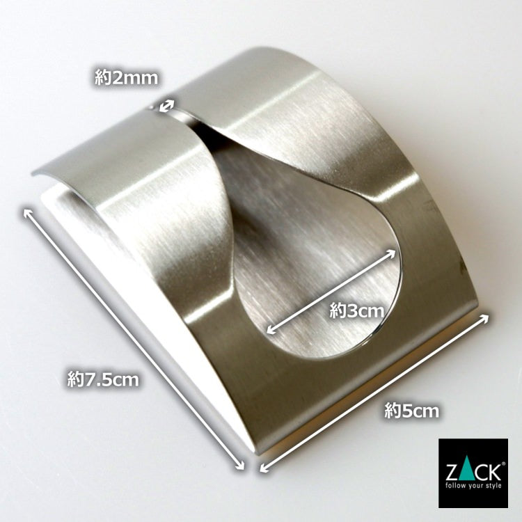 ZACK 40121 GENIO ドイツZACK社製モダンデザインのタオルクリップ HL [業務用(12個セット)]
