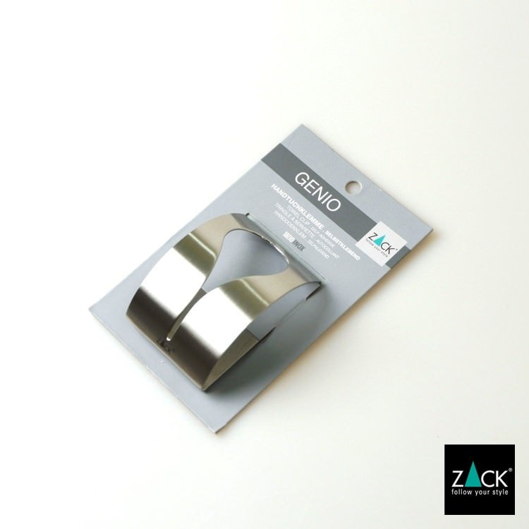 ZACK 40121 GENIO ドイツZACK社製モダンデザインのタオルクリップ(2個セット) HL
