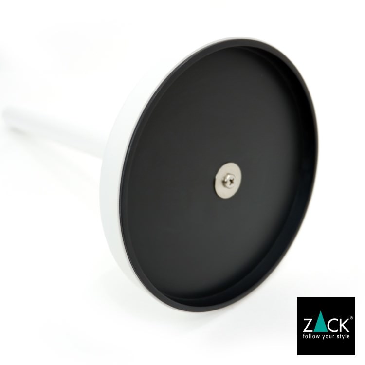 ZACK 40130 MIMO ドイツZACK社製モダンデザインのスペアトイレットペーパーホルダー 予備ロール ホワイト仕上げ [在庫有り]