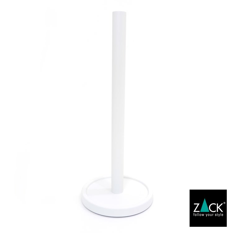 ZACK 40130 MIMO ドイツZACK社製モダンデザインのスペアトイレットペーパーホルダー 予備ロール ホワイト仕上げ [在庫有り]