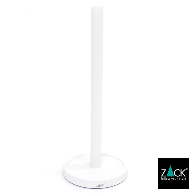 ZACK 40130 MIMO ドイツZACK社製モダンデザインのスペアトイレットペーパーホルダー 予備ロール ホワイト仕上げ [在庫有り]