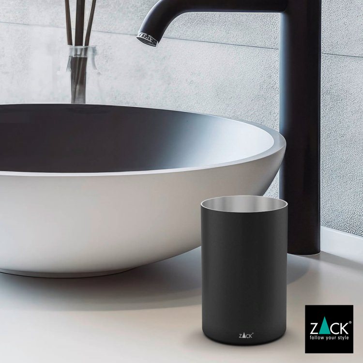 ZACK 40131 OLOMO ドイツZACK社製モダンデザインのタンブラー マットブラック [在庫有り]