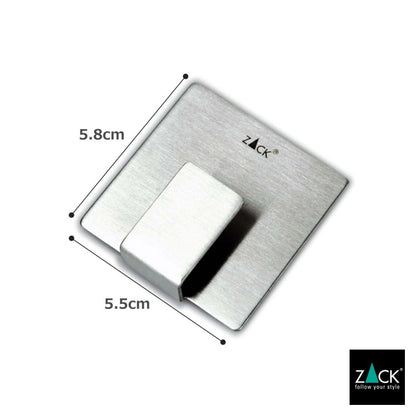 ZACK 40134 APPESO ドイツZACK社製モダンデザインのタオルフック(スクエア) HL [在庫有り] H2-200