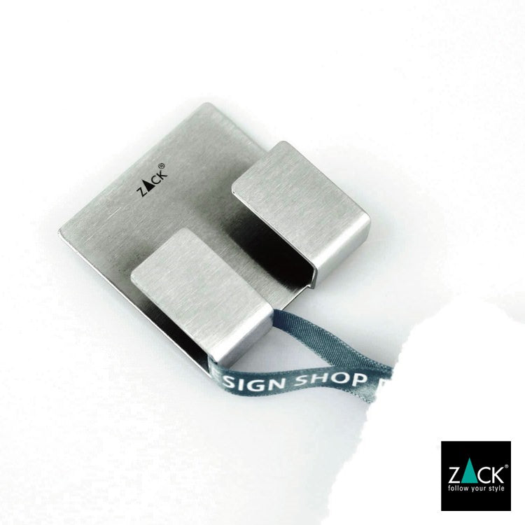 ZACK 40135 APPESO ドイツZACK社製モダンデザインのダブルタオルフック(スクエア) HL [在庫有り] H2-385