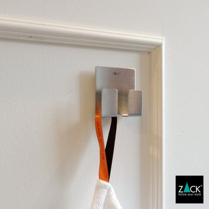 ZACK 40135 APPESO ドイツZACK社製モダンデザインのダブルタオルフック(スクエア) HL [在庫有り] H2-385