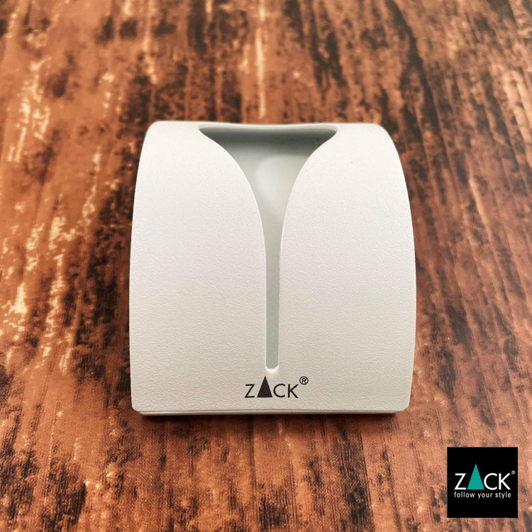 ZACK 40136 GENIO ドイツZACK社製モダンデザインのタオルクリップ ホワイト [在庫有り]
