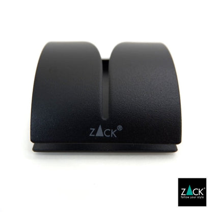ZACK 40137 GENIO ドイツZACK社製モダンデザインのタオルクリップ マットブラック [業務用(12個セット)]