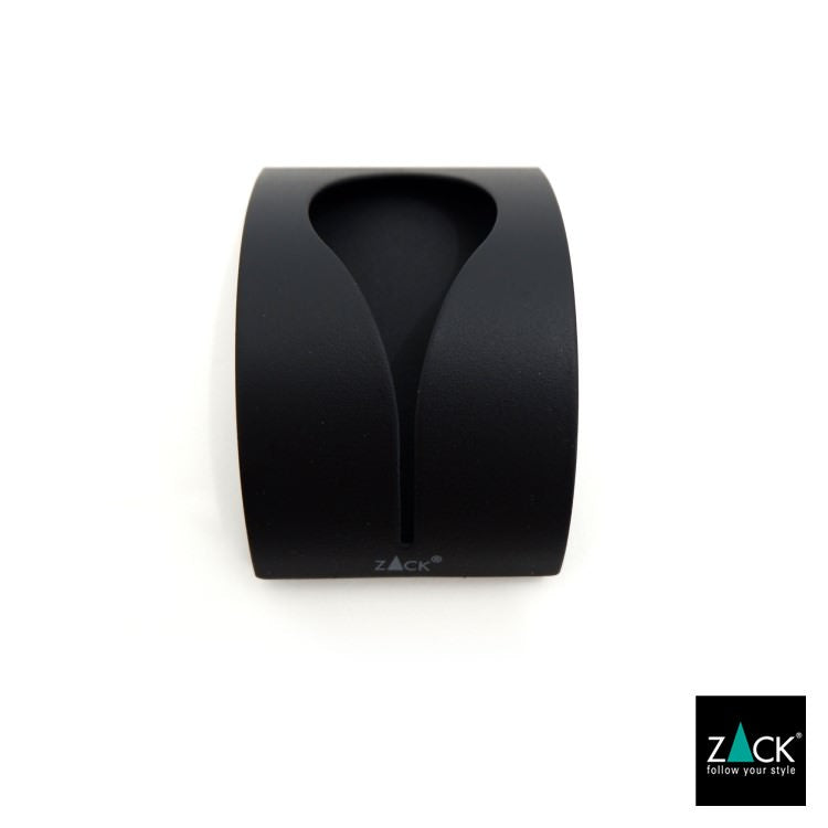 ZACK 40137 GENIO ドイツZACK社製モダンデザインのタオルクリップ マットブラック(3個セット)