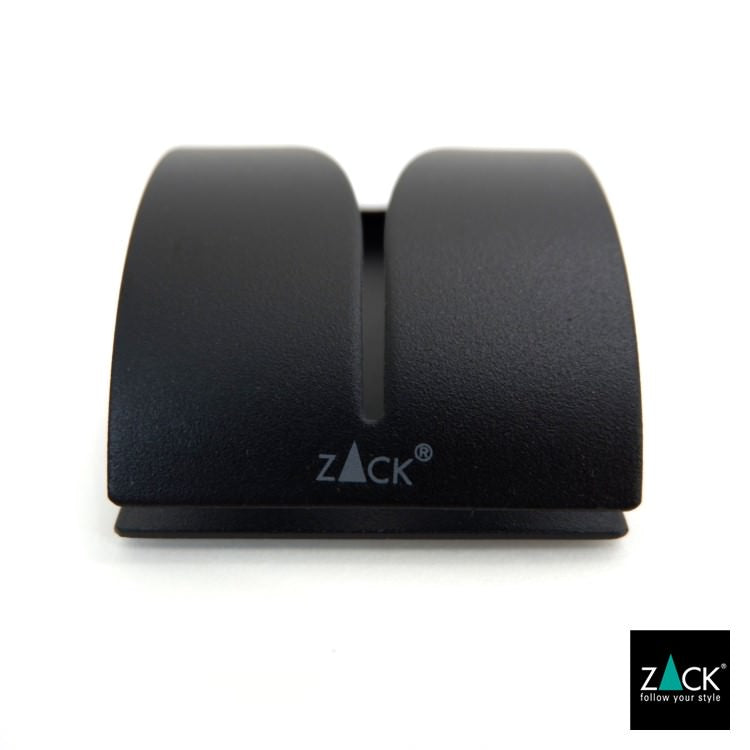 ZACK 40137 GENIO ドイツZACK社製モダンデザインのタオルクリップ マットブラック [在庫有り]