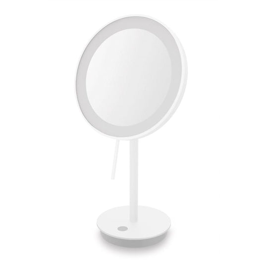 ZACK 40139 ALONA ドイツZACK社製モダンデザインのLED メイクアップミラー(X5倍) ホワイト仕上げ [お取寄せ] H2-8