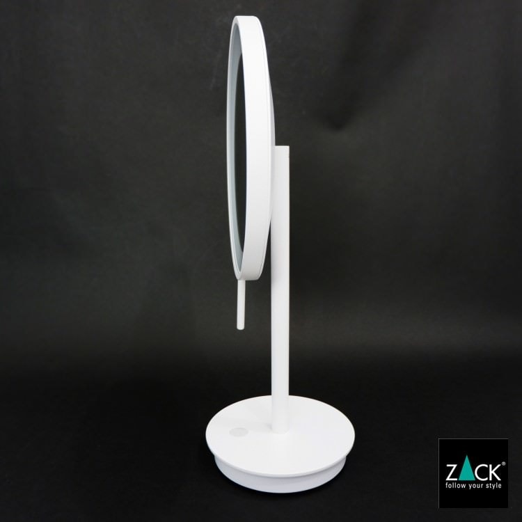 ZACK 40139 ALONA ドイツZACK社製モダンデザインのLED メイクアップミラー(X5倍) ホワイト仕上げ [お取寄せ] H2-8