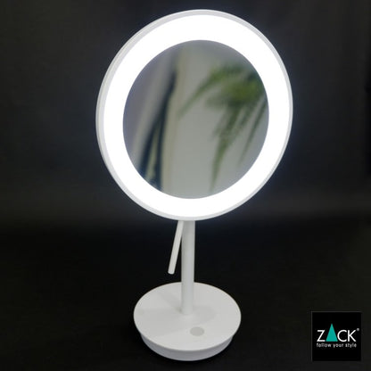 ZACK 40139 ALONA ドイツZACK社製モダンデザインのLED メイクアップミラー(X5倍) ホワイト仕上げ [お取寄せ] H2-8