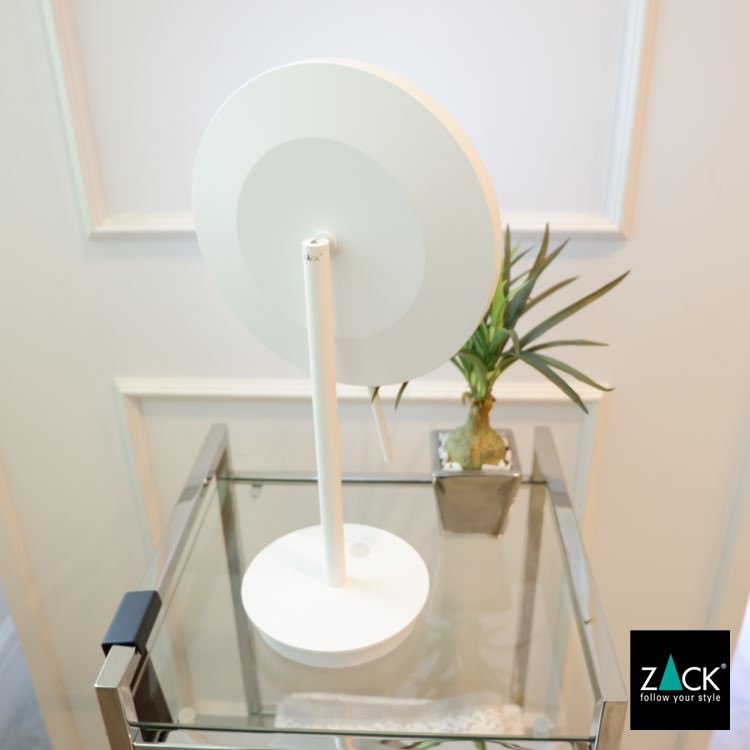 ZACK 40139 ALONA ドイツZACK社製モダンデザインのLED メイクアップミラー(X5倍) ホワイト仕上げ [お取寄せ] H2-8