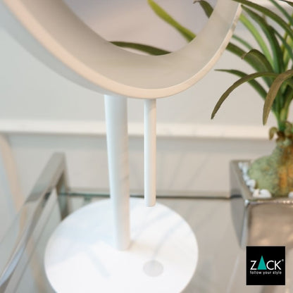 ZACK 40139 ALONA ドイツZACK社製モダンデザインのLED メイクアップミラー(X5倍) ホワイト仕上げ [お取寄せ] H2-8