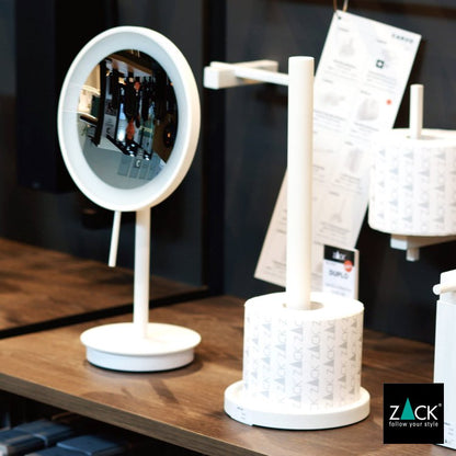ZACK 40139 ALONA ドイツZACK社製モダンデザインのLED メイクアップミラー(X5倍) ホワイト仕上げ [お取寄せ] H2-8