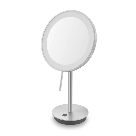 ZACK 40140 ALONA ドイツZACK社製モダンデザインのLED メイクアップミラー(X5倍) ヘアライン仕上げ HL [在庫有り] H2-82