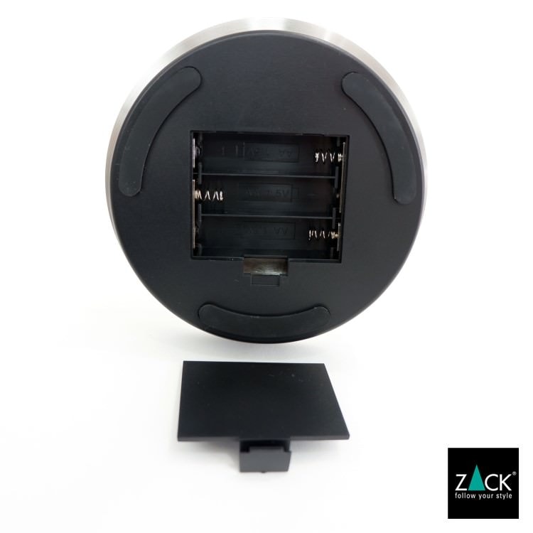 ZACK 40140 ALONA ドイツZACK社製モダンデザインのLED メイクアップミラー(X5倍) ヘアライン仕上げ HL [在庫有り] H2-82