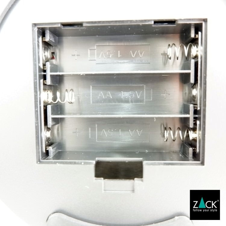 ZACK 40140 ALONA ドイツZACK社製モダンデザインのLED メイクアップミラー(X5倍) ヘアライン仕上げ HL [在庫有り] H2-82