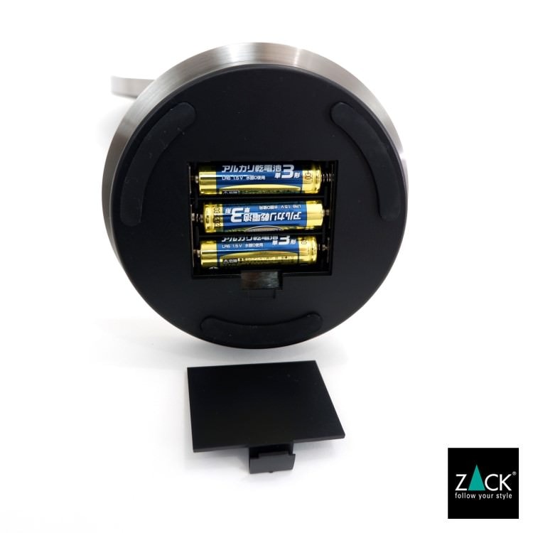 ZACK 40140 ALONA ドイツZACK社製モダンデザインのLED メイクアップミラー(X5倍) ヘアライン仕上げ HL [在庫有り] H2-82