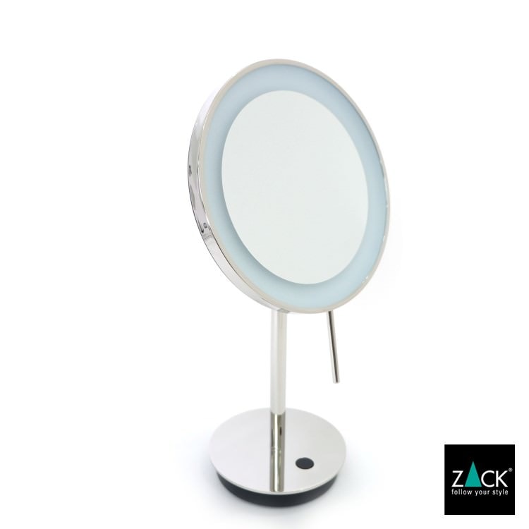 ZACK 40141 ALONA ドイツZACK社製モダンデザインのLED メイクアップミラー(X5倍) 鏡面仕上げ MP [在庫有り] H2-21