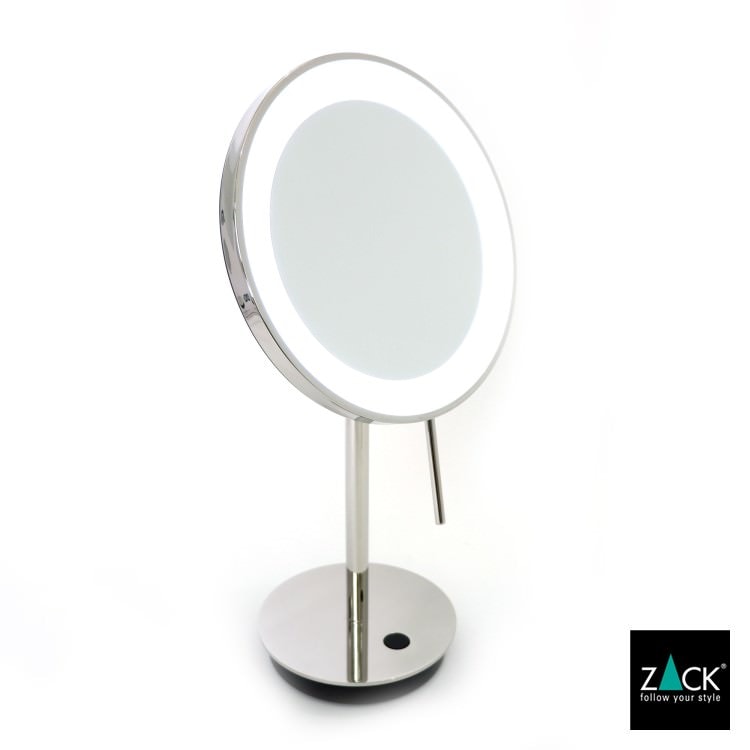 ZACK 40141 ALONA ドイツZACK社製モダンデザインのLED メイクアップミラー(X5倍) 鏡面仕上げ MP [在庫有り] H2-21