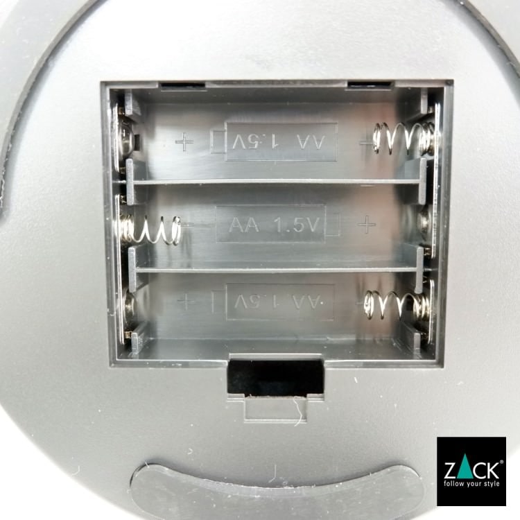 ZACK 40142 ALONA ドイツZACK社製モダンデザインのLED メイクアップミラー(X5倍) マットブラック仕上げ [在庫有り]