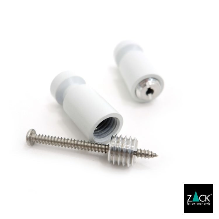 ZACK 40153 AIVO ドイツZACK社製モダンデザインのタオルフックM ホワイト仕上げ 壁付けタイプ DIY [在庫有り]