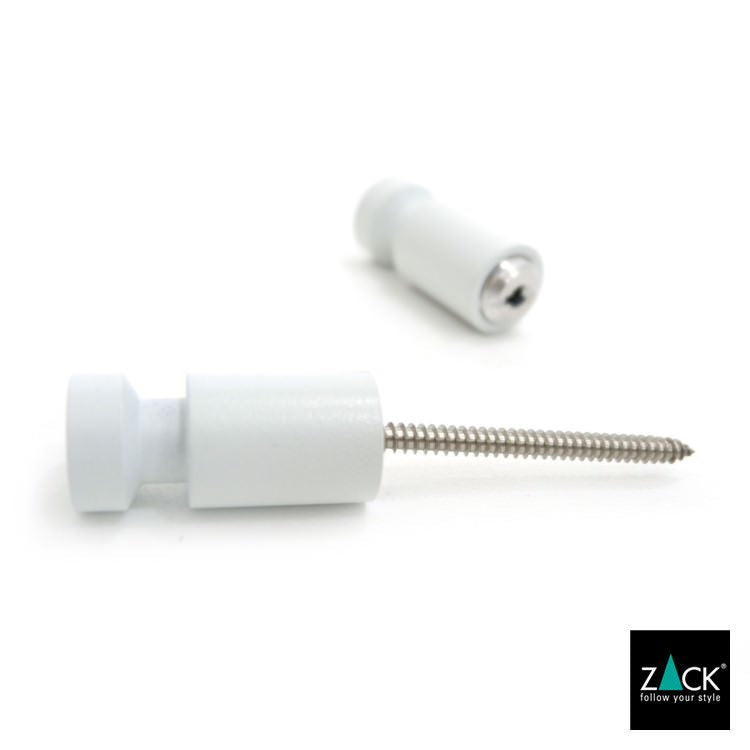 ZACK 40153 AIVO ドイツZACK社製モダンデザインのタオルフックM ホワイト仕上げ 壁付けタイプ DIY [在庫有り]