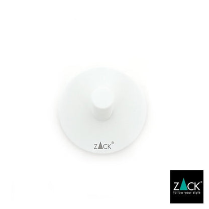 ZACK 40155 DUPLO ドイツZACK社製モダンデザインのタオルフック ホワイト仕上げ [在庫有り] H2-275