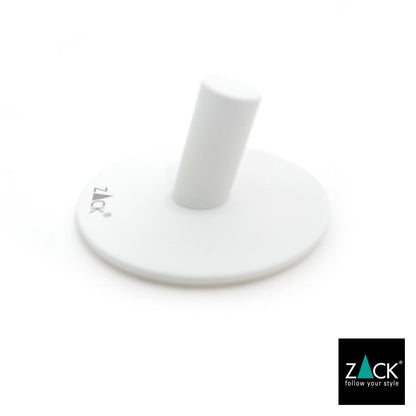 ZACK 40155 DUPLO ドイツZACK社製モダンデザインのタオルフック ホワイト仕上げ [在庫有り] H2-275