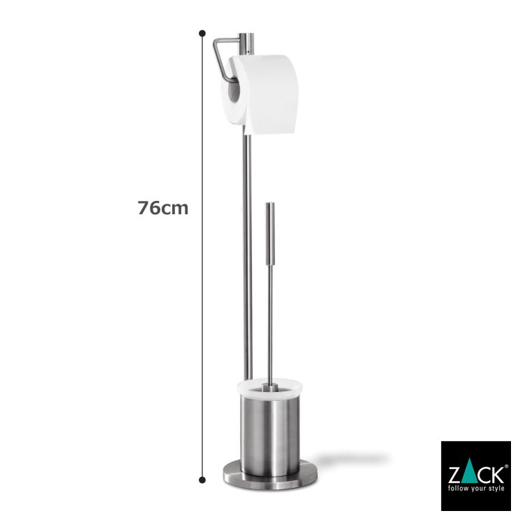 ZACK 40188 MARINO ドイツZACK社製モダンデザインのトイレットペーパースタンド トイレットバトラー HL [在庫有り]H1