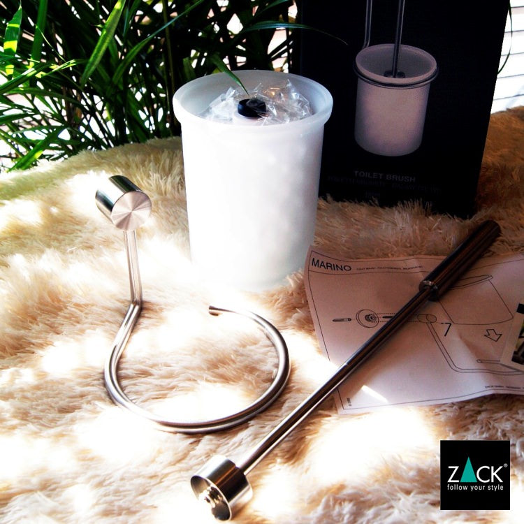 ZACK 40211 MARINO ドイツZACK社製モダンデザインのトイレブラシセット 壁付けタイプ DIY HL [在庫有り]H1
