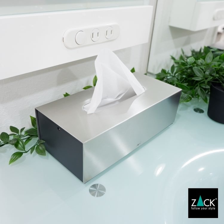 ZACK 40231 PURO ドイツZACK社製モダンデザインのティッシュボックス HL [在庫有り]