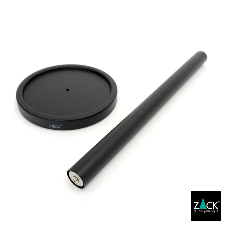 ZACK 40286 MIMO ドイツZACK社製モダンデザインのスペアトイレットペーパーホルダー 予備ロール マットブラック [在庫有り]