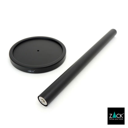 ZACK 40286 MIMO ドイツZACK社製モダンデザインのスペアトイレットペーパーホルダー 予備ロール マットブラック [在庫有り]