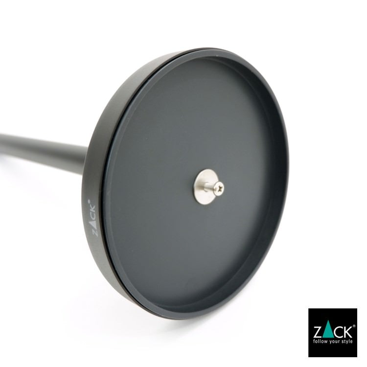 ZACK 40286 MIMO ドイツZACK社製モダンデザインのスペアトイレットペーパーホルダー 予備ロール マットブラック [在庫有り]