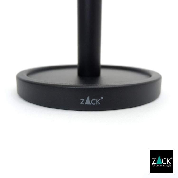 ZACK 40286 MIMO ドイツZACK社製モダンデザインのスペアトイレットペーパーホルダー 予備ロール マットブラック [在庫有り]