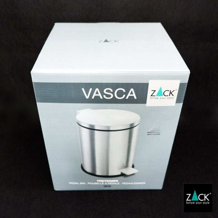 ZACK 40300 VASCA ドイツZACK社製モダンデザインのペダルビン HL [在庫有り]