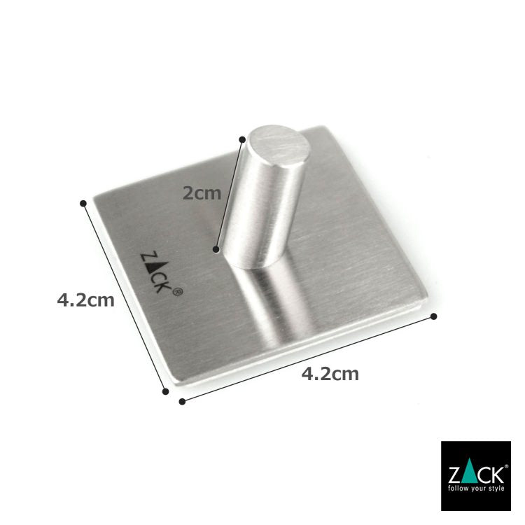 ZACK 40305 DUPLO ドイツZACK社製モダンデザインのタオルフック (2個入り) HL [在庫有り]