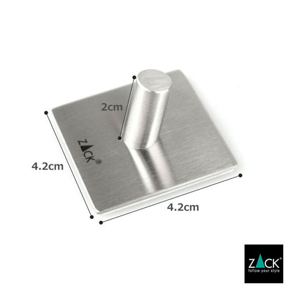 ZACK 40305 DUPLO ドイツZACK社製モダンデザインのタオルフック (2個入り) HL [在庫有り]