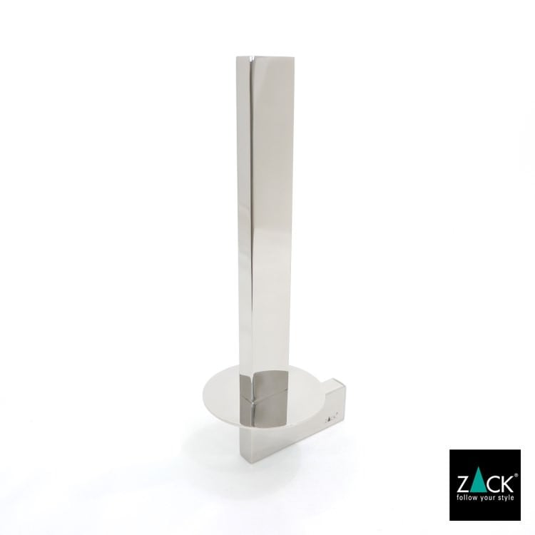 ZACK 40339 LINEA ドイツZACK社製モダンデザインのスペアトイレットペーパーホルダー 予備ロール 壁付けタイプ DIY MP [在庫有り]