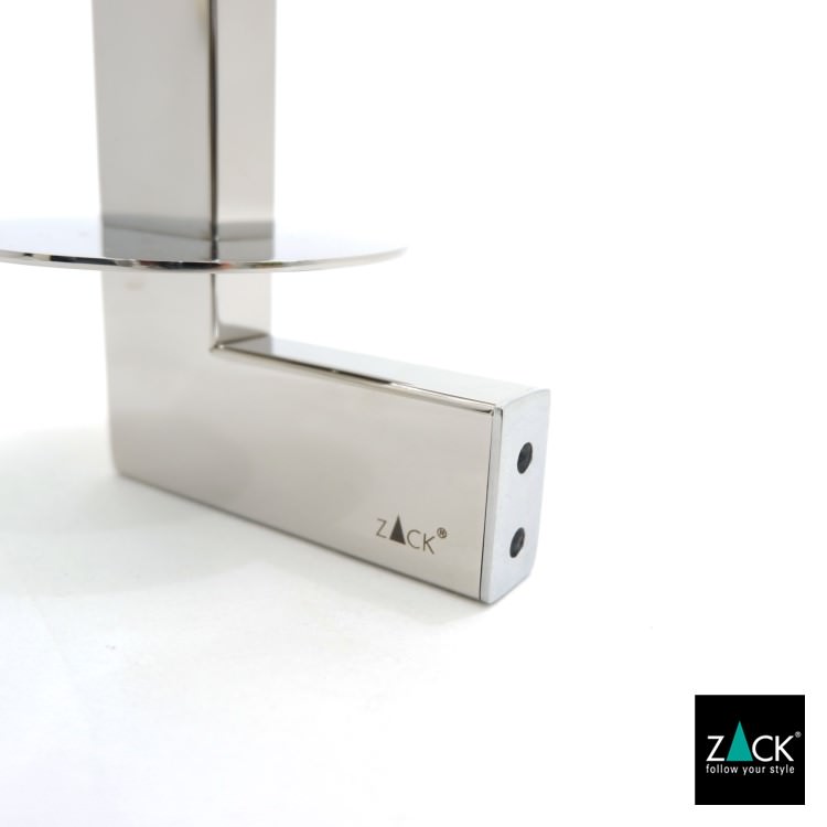 ZACK 40339 LINEA ドイツZACK社製モダンデザインのスペアトイレットペーパーホルダー 予備ロール 壁付けタイプ DIY MP [在庫有り]