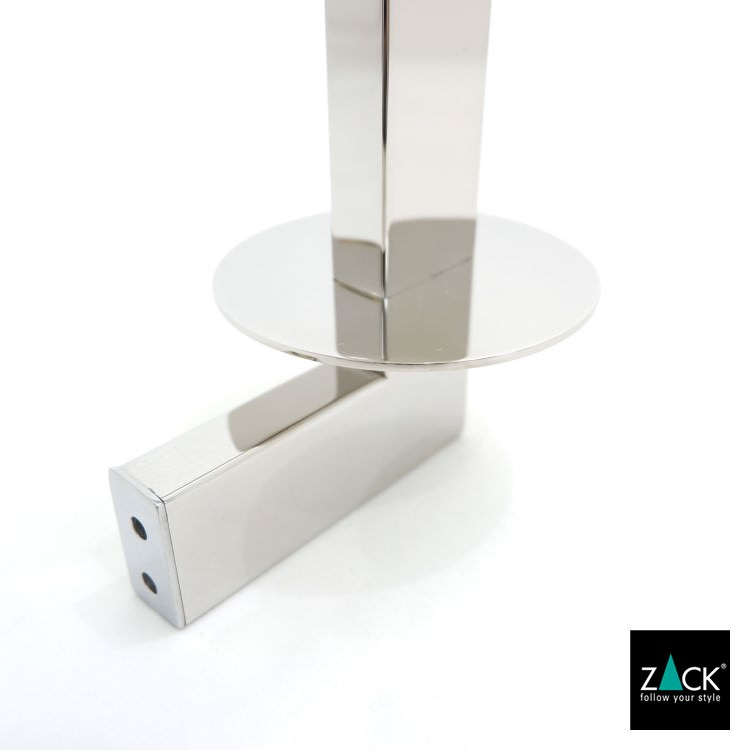 ZACK 40339 LINEA ドイツZACK社製モダンデザインのスペアトイレットペーパーホルダー 予備ロール 壁付けタイプ DIY MP [在庫有り]