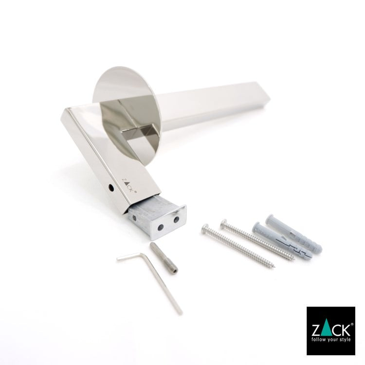 ZACK 40339 LINEA ドイツZACK社製モダンデザインのスペアトイレットペーパーホルダー 予備ロール 壁付けタイプ DIY MP [在庫有り]