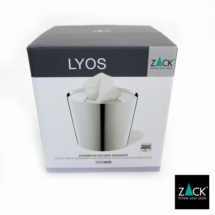 [サンプル品] ZACK 40346 LYOS ドイツZACK社製モダンデザインのティッシュボックス MP [在庫有り]