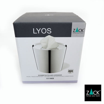 [サンプル品] ZACK 40346 LYOS ドイツZACK社製モダンデザインのティッシュボックス MP [在庫有り]