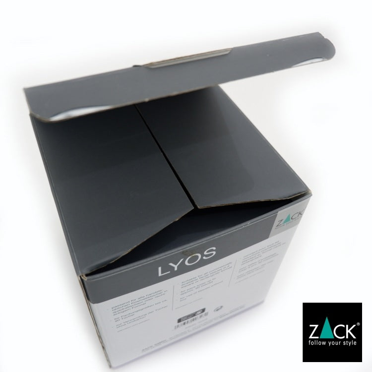 [サンプル品] ZACK 40346 LYOS ドイツZACK社製モダンデザインのティッシュボックス MP [在庫有り]