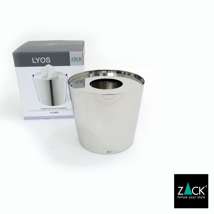 [サンプル品] ZACK 40346 LYOS ドイツZACK社製モダンデザインのティッシュボックス MP [在庫有り]