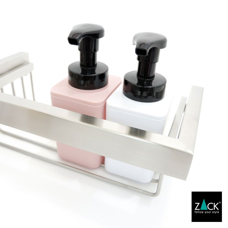 ZACK 40371 LINEA ドイツZACK社製モダンデザインのシャワーバスケット 壁付けタイプ DIY HL [お取寄せ]